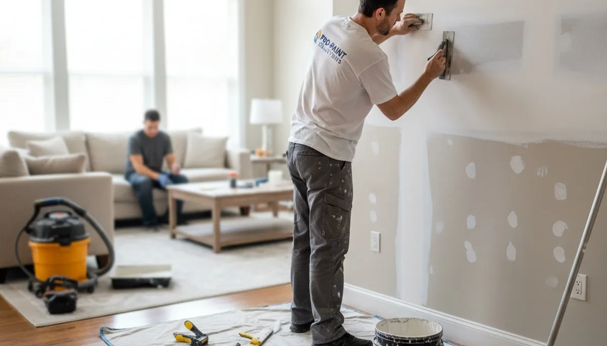 Drywall repair in Wellesley, MA by Wellesley Paint Pros for smooth, paint-ready walls and ceilings