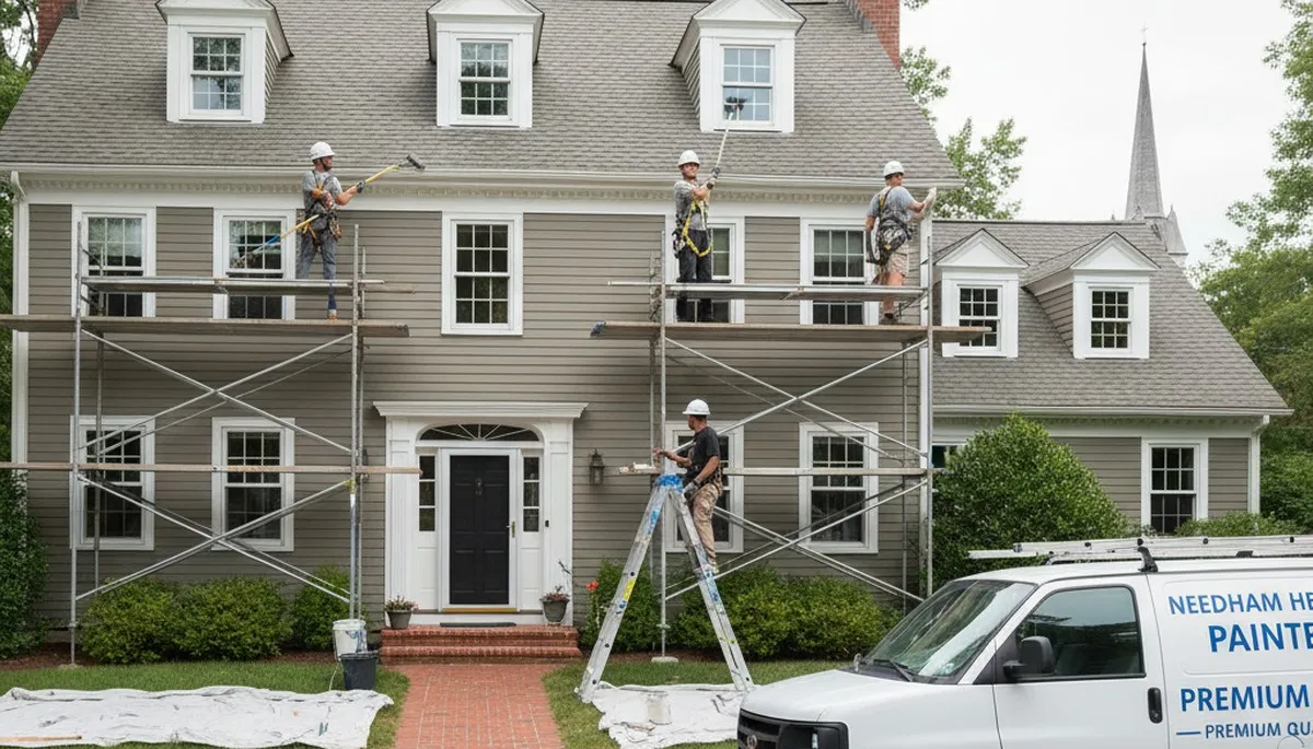 Wellesley, MA painting contractors providing professional interior and exterior house painting services