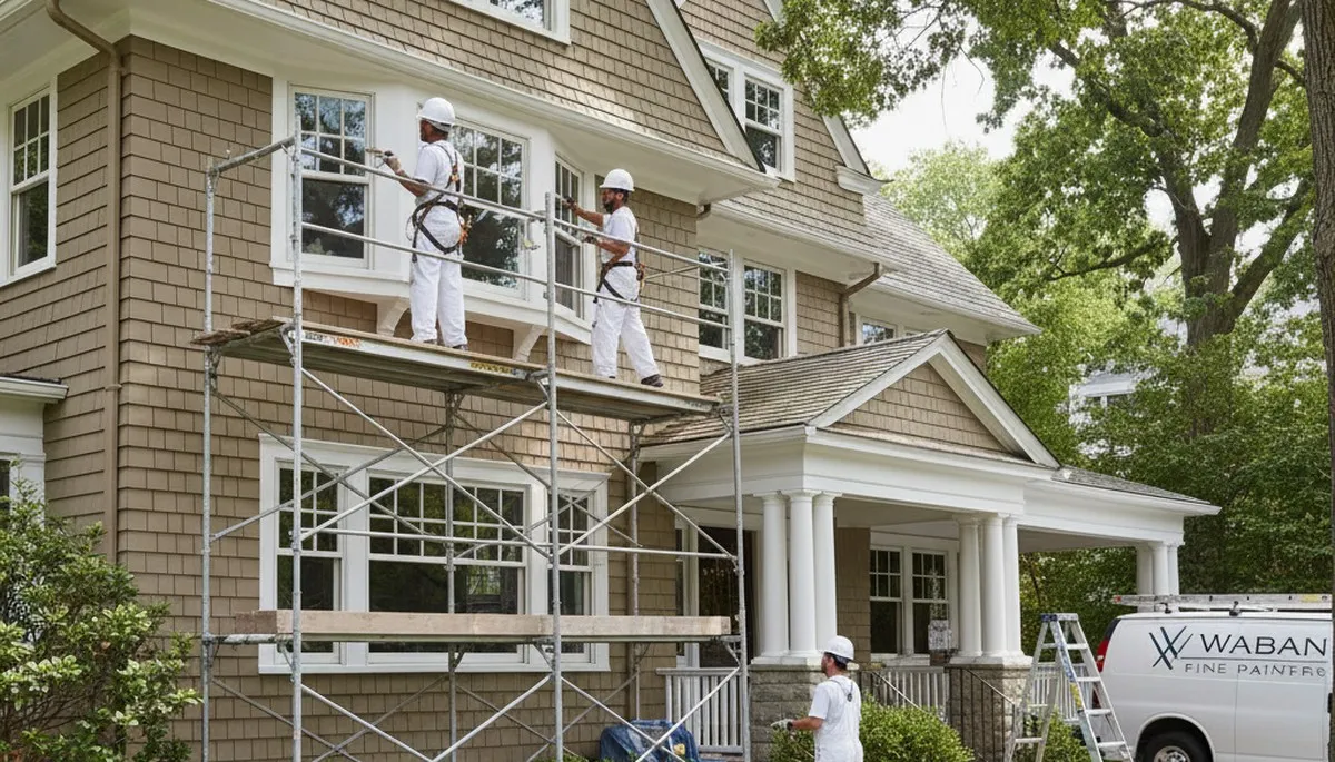Professional painting crew serving Wellesley, MA for residential and commercial painting projects