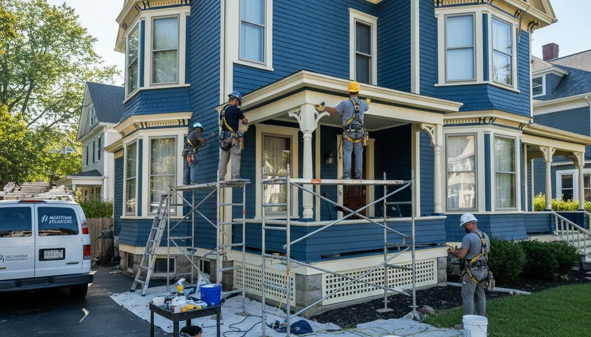 Professional house painting service in Wellesley, MA by Wellesley MA Painting