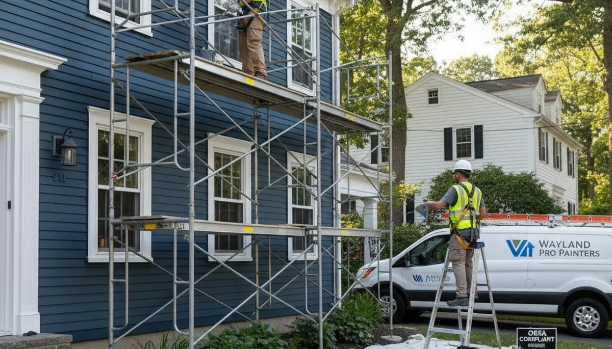 Painting contractor in Wellesley, MA providing residential and commercial painting services