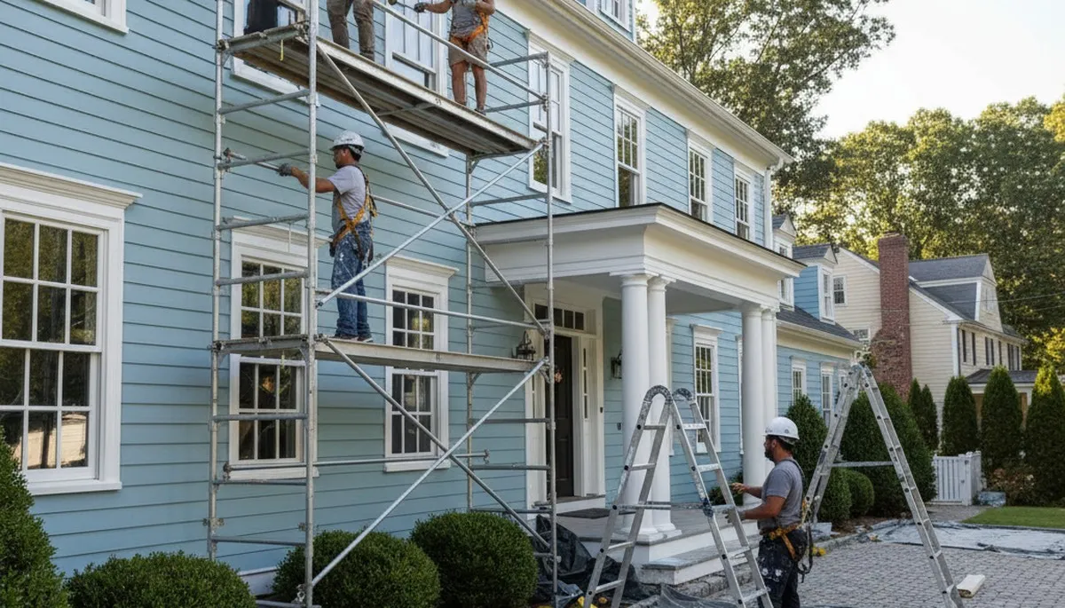 Painting contractor serving Wellesley, MA for interior and exterior house painting services